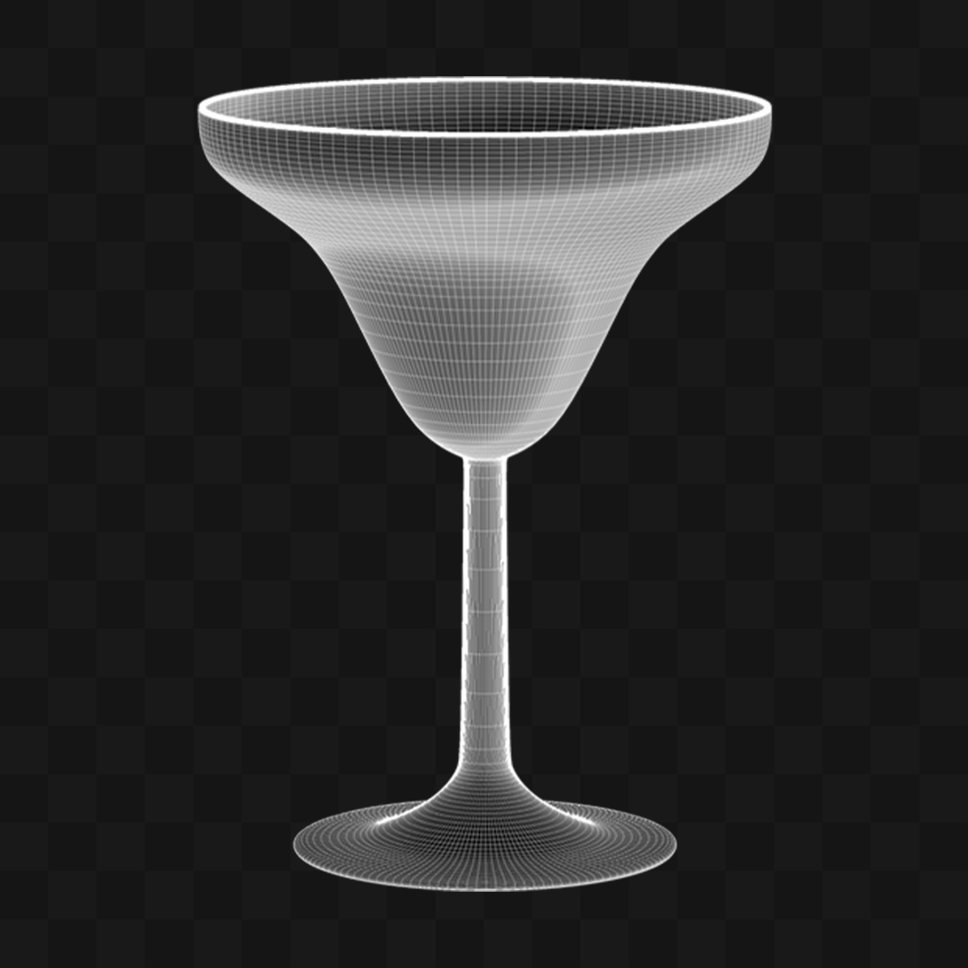 Taça Margarita - Modelo 3D
