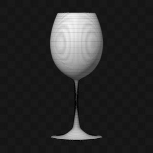 Taça Vinho Branco - Modelo 3D