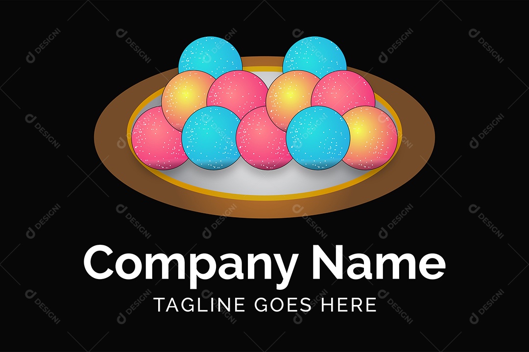 Modelo de Logo de Restaurante de Comida Asiática Vetor EPS + AI Editável