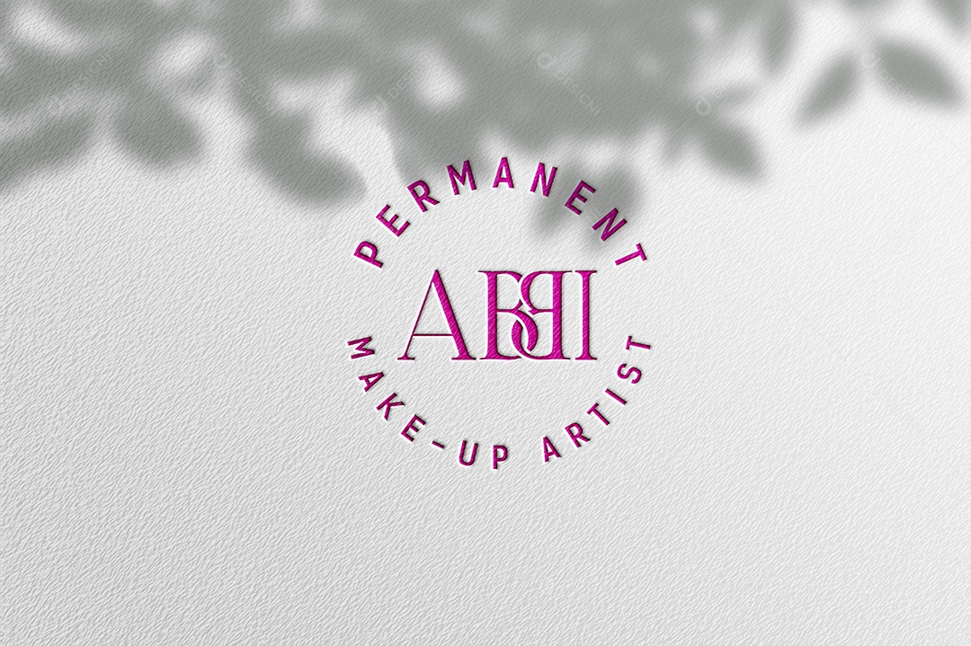 Permanent Make Artist Logotipo Empresarial AI + EPS Editável