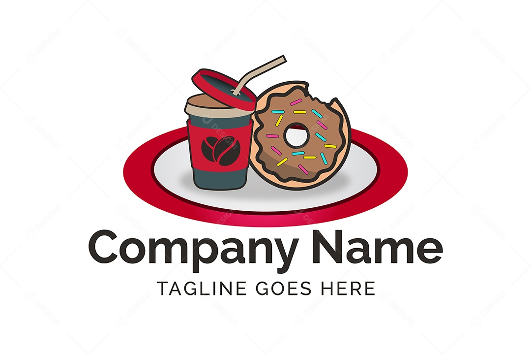 Modelo de Logo de Cafeteria Vetor EPS + AI Editável