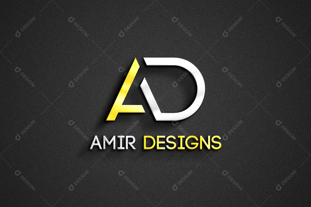 Amir designs Logotipo Empresarial AI + EPS Editável