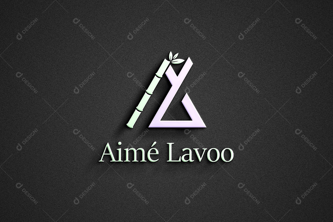 Aimé Lavoo Logotipo Empresarial AI + EPS Editável