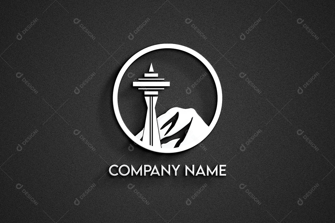 Company Name Logotipo Empresarial AI + EPS Editável