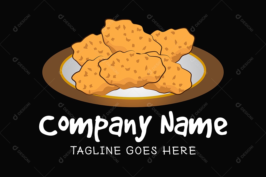 Modelo de Logo de Comida Asiática Vetor EPS + AI Editável