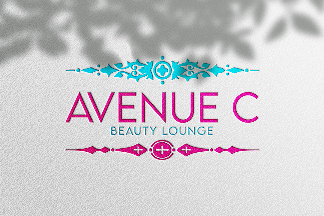 Avenue C Beauty Lounge Logotipo Empresarial AI + EPS Editável