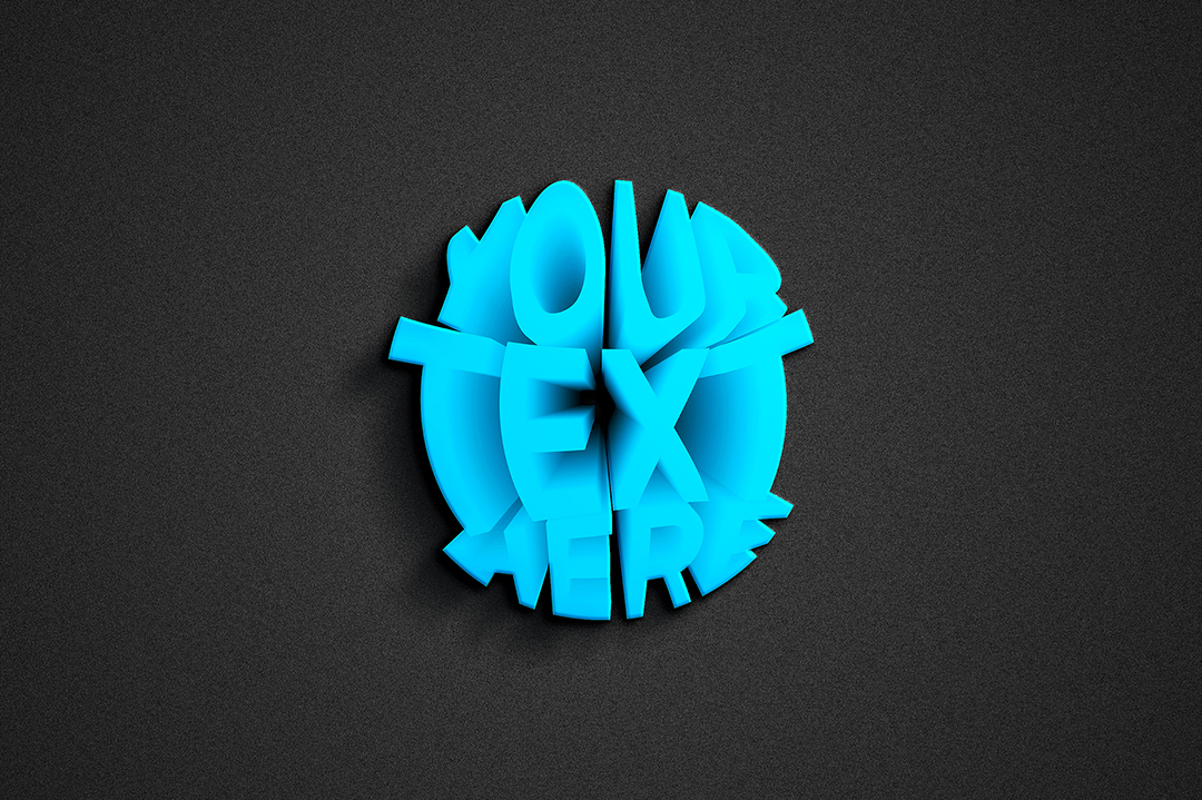 Your Text Here Logotipo Empresarial AI + EPS Editável