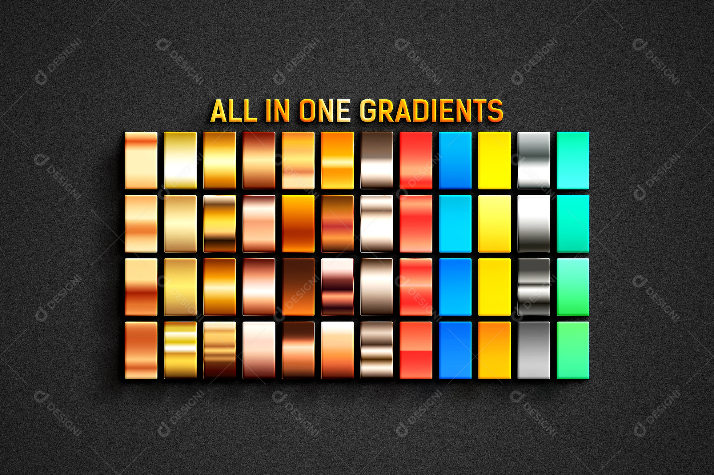 All In One Gradients Logotipo Empresarial AI + EPS Editável