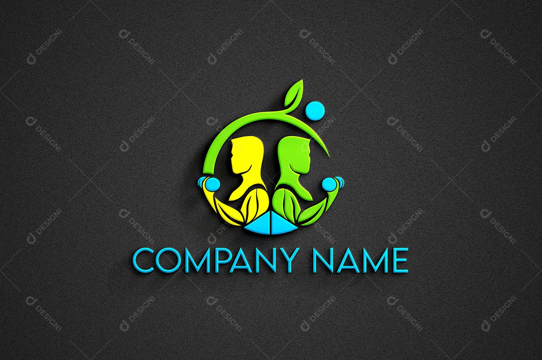 Company Name Logotipo Empresarial AI + EPS Editável