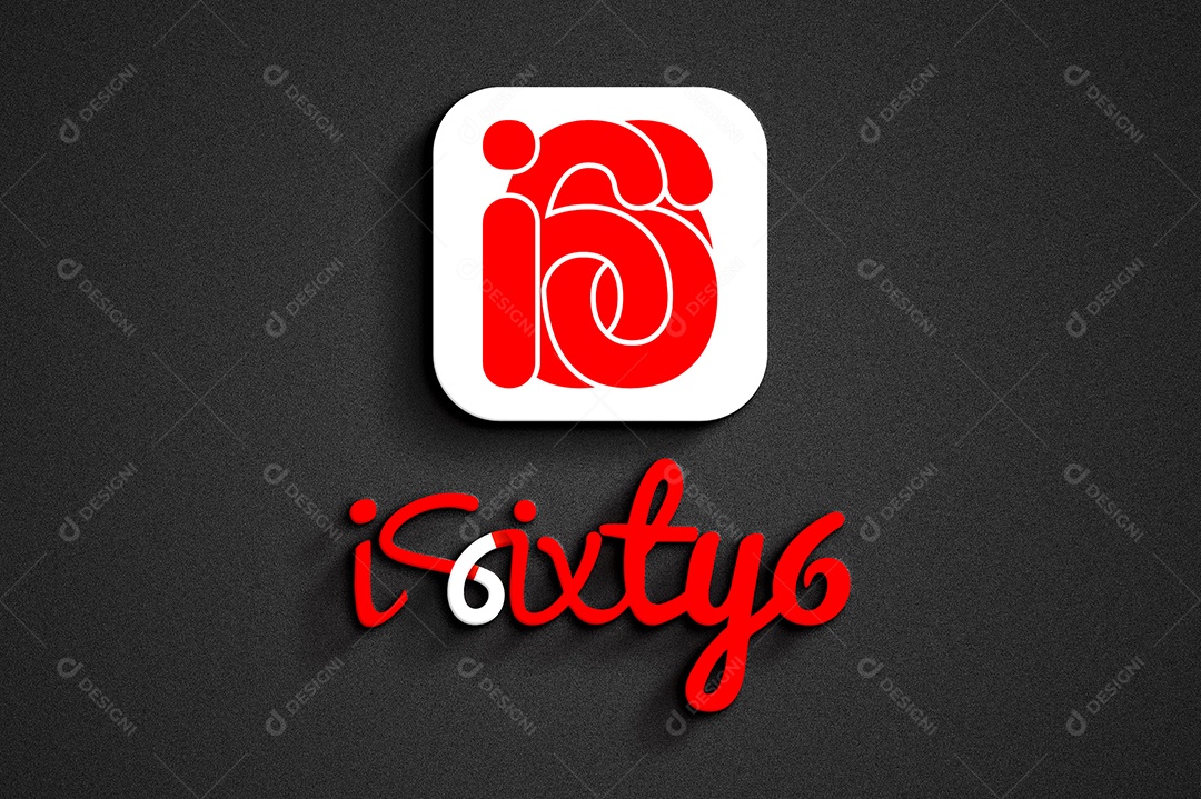 Isixty6 Logotipo Empresarial AI + EPS Editável