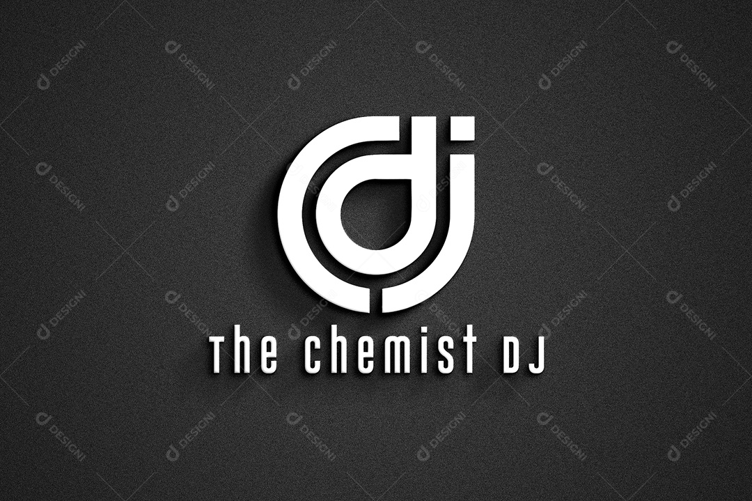 The Chemist Dj Logotipo Empresarial AI + EPS Editável