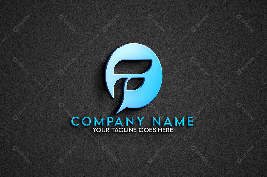 Company Name Logotipo Empresarial AI + EPS Editável