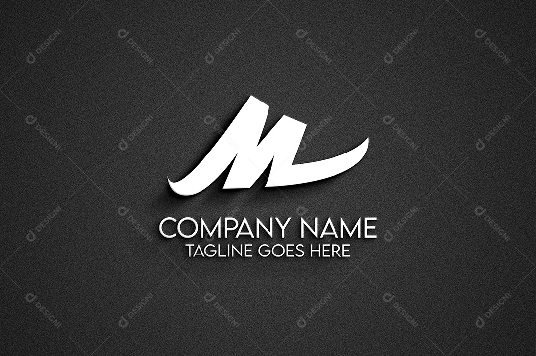 Company Name Logotipo Empresarial AI + EPS Editável