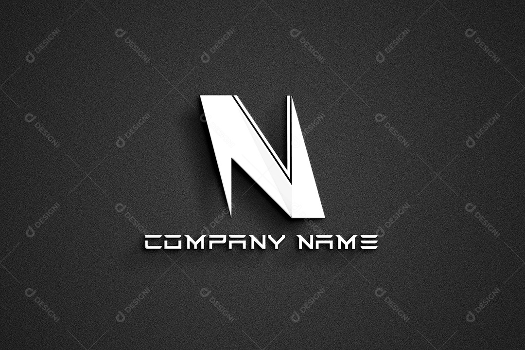 Company Name Logotipo Empresarial AI + EPS Editável