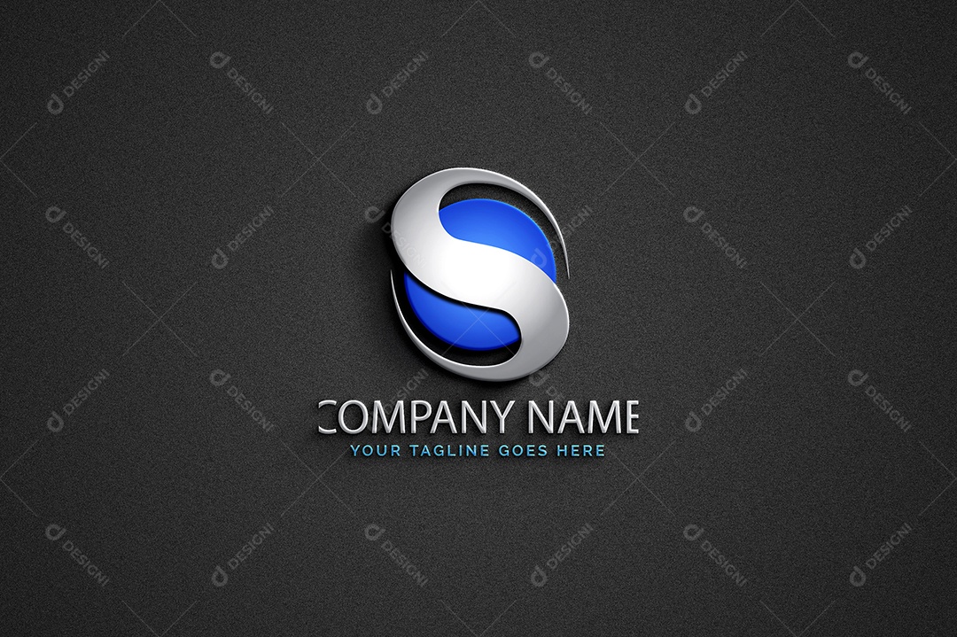 Company Name Logotipo Empresarial AI + EPS Editável