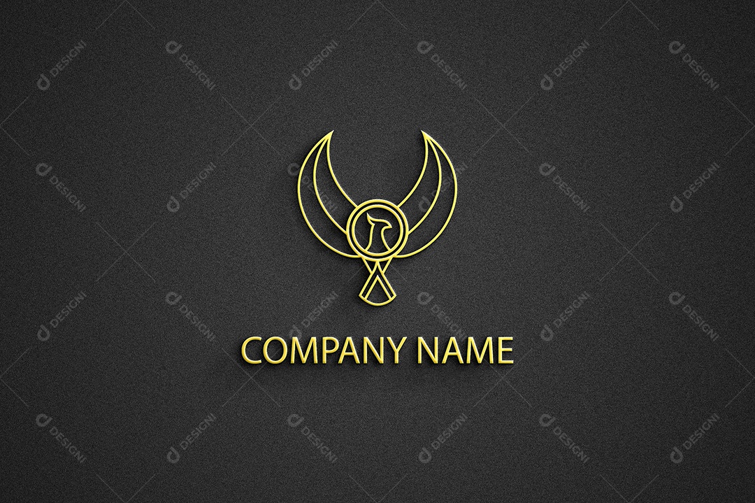 Company Name Logotipo Empresarial AI + EPS Editável