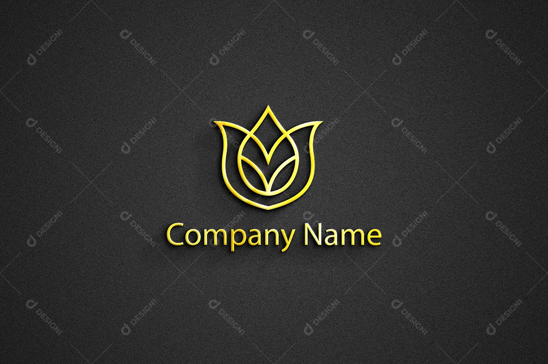 Company Name Logotipo Empresarial AI + EPS Editável