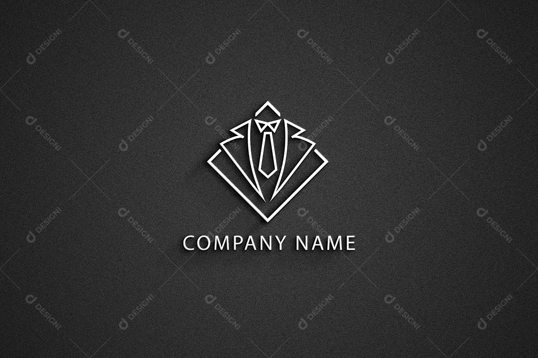 Company Name Logotipo Empresarial AI + EPS Editável