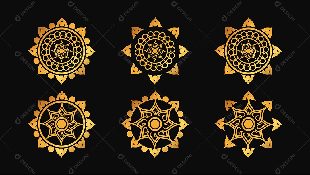 Elementos Islâmicos Vetor EPS + AI Editável