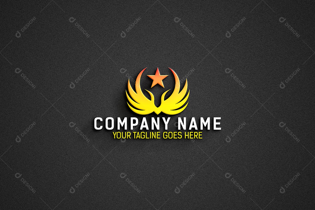 Company Name Logotipo Empresarial AI + EPS Editável