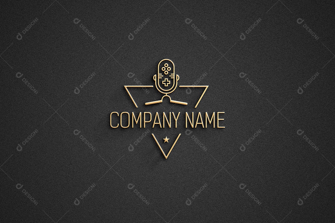 Company Name Logotipo Empresarial AI + EPS Editável