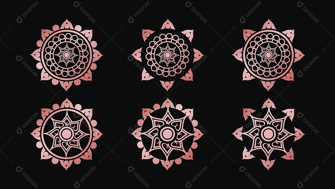 Elementos Islâmicos Vetor EPS + AI Editável