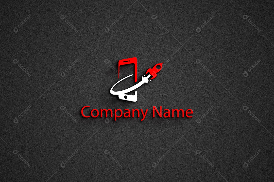 Company Name Logotipo Empresarial AI + EPS Editável