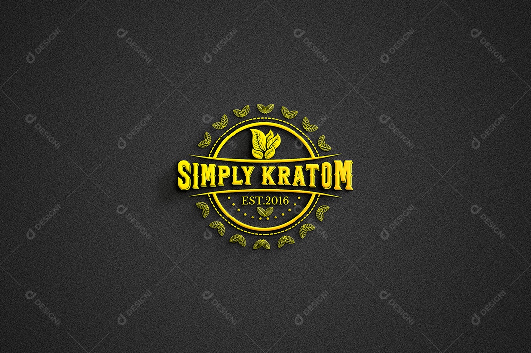 Simply Kratom Logotipo Empresarial AI + EPS Editável