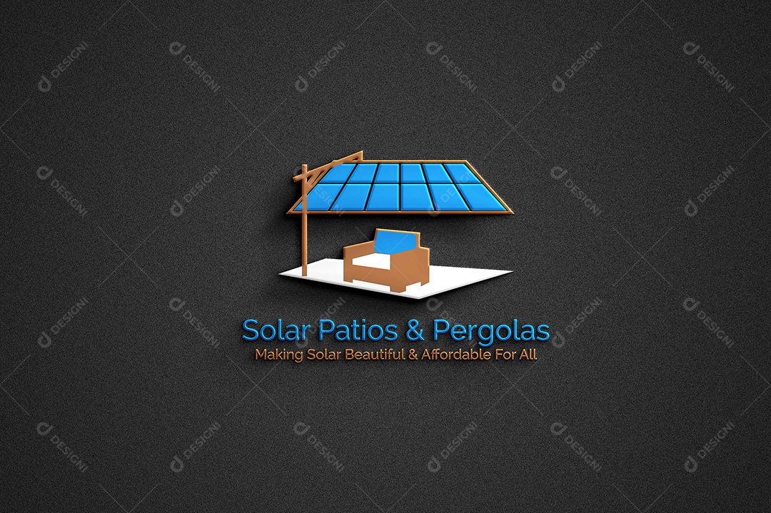Solar Patios Logotipo Empresarial AI + EPS Editável
