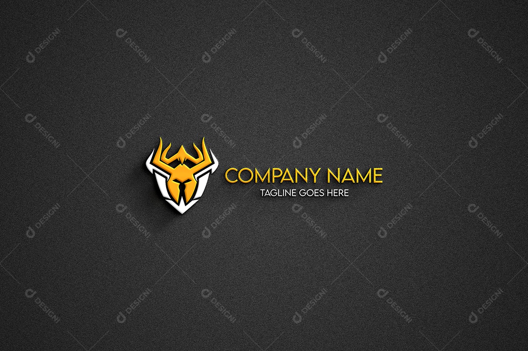 Company Name Logotipo Empresarial AI + EPS Editável