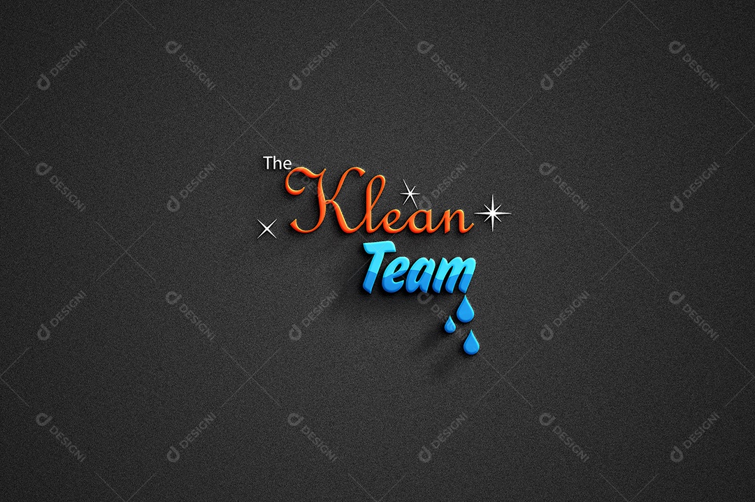 The Klean Team Logotipo Empresarial AI + EPS Editável