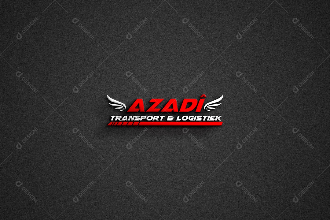 Azadi Transport Logotipo Empresarial AI + EPS Editável