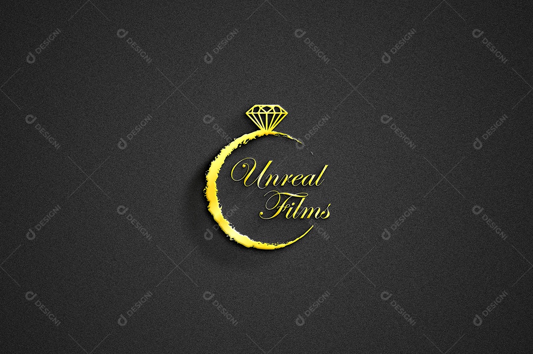 Unreal Films Logotipo Empresarial AI + EPS Editável