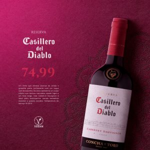 Vinho Casillero Del Diablo Social Media PSD Editável