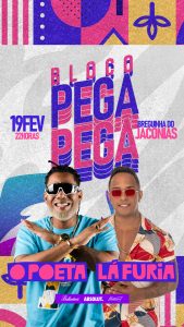 Story Flyer Bloco Pega Pega Social Media PSD Editável
