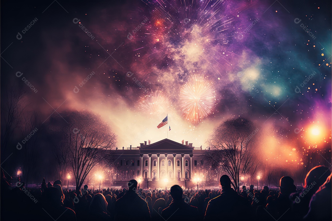 Fundo de celebração do dia do presidente americano. Banner, cartaz, cartão de felicitações. Ilustração