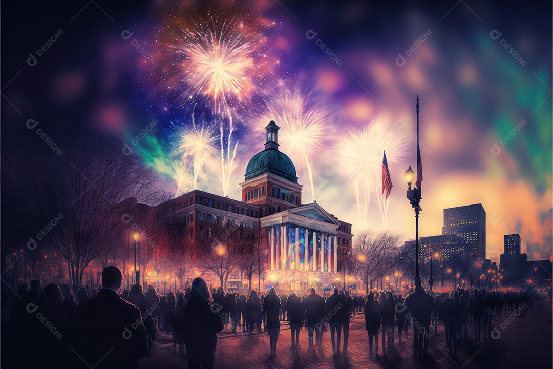 Fundo de celebração do dia do presidente americano. Banner, cartaz, cartão de felicitações. Ilustração