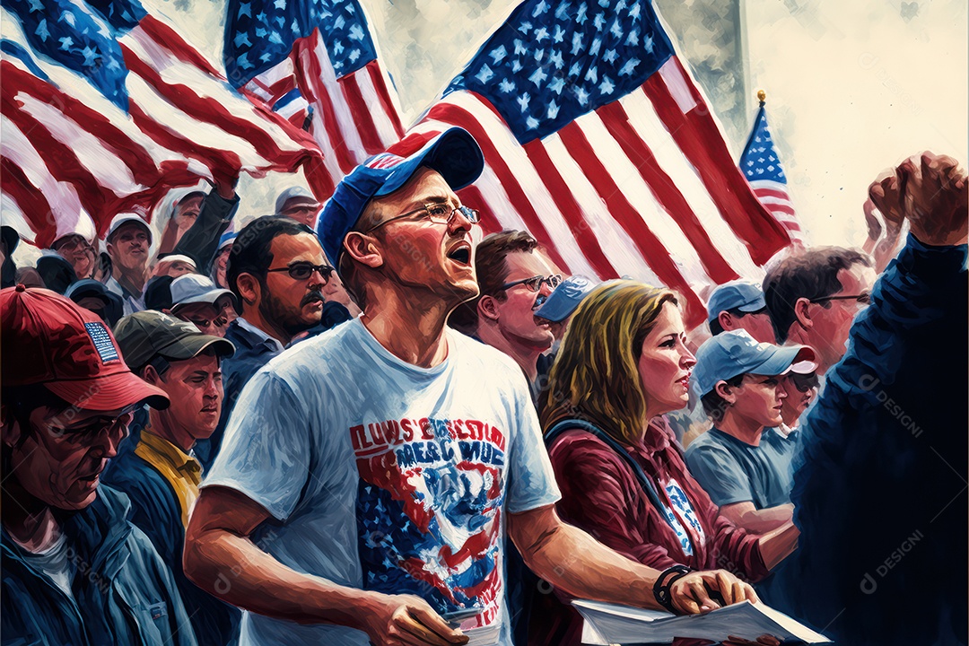 Fundo de celebração do dia do presidente americano. Banner, cartaz, cartão de felicitações. Ilustração