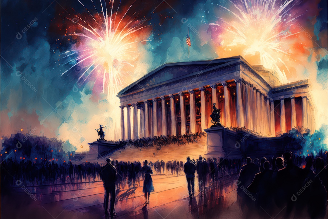 Fundo de celebração do dia do presidente americano. Banner, cartaz, cartão de felicitações. Ilustração