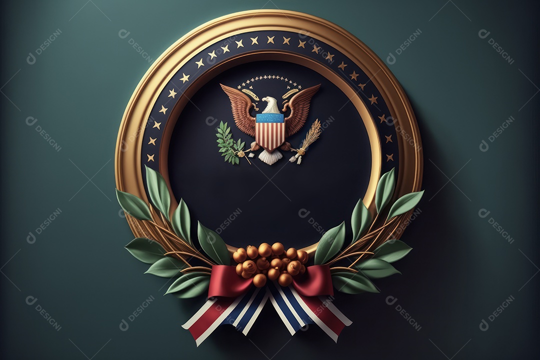 Bunner, cartão ou cartaz do Dia do Presidente dos EUA