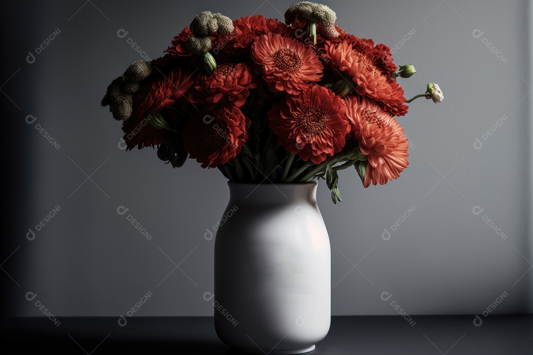 Caixa de pétalas de rosa com vela em comemoração ao Dia Internacional da Mulher. Banner, cartaz, cartão de felicitações. Ilustração