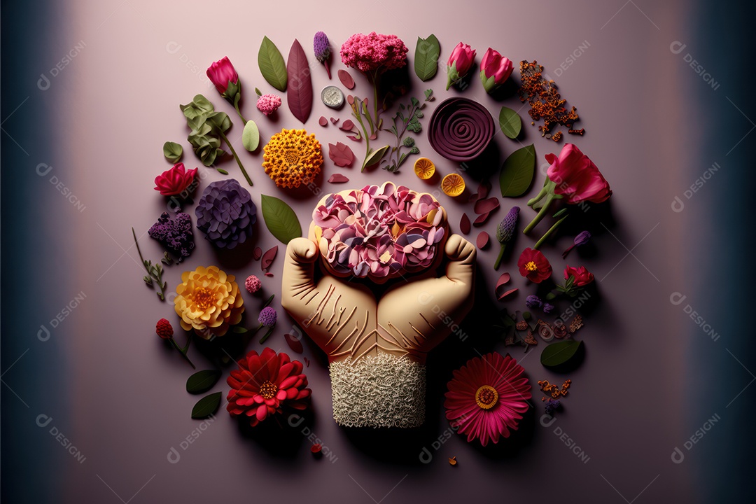 Plano de fundo em comemoração ao Dia Internacional da Mulher. Banner, cartaz, cartão de felicitações. Ilustração