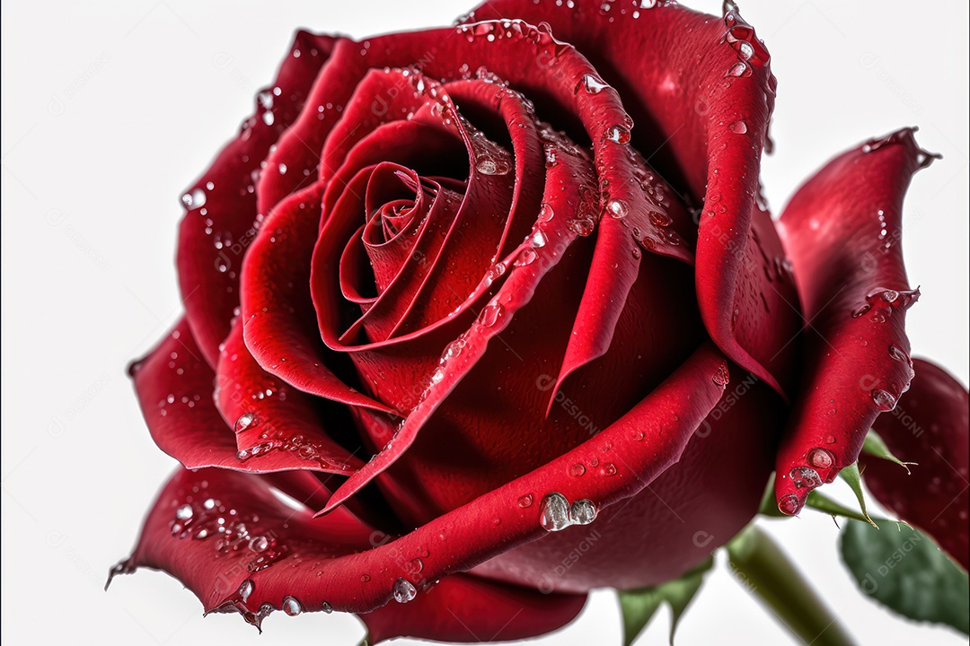 Linda rosa vermelha e detalhes para fundo romântico