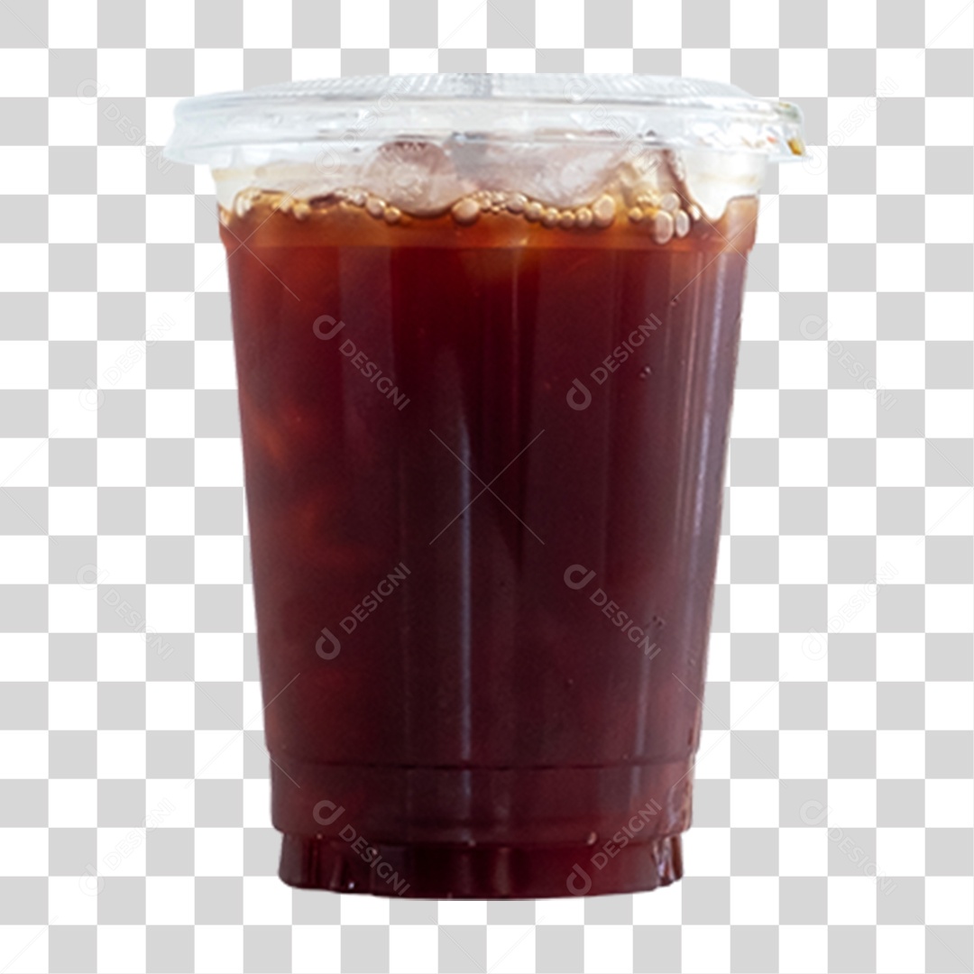 Copo com Refrigerante PNG Transparente