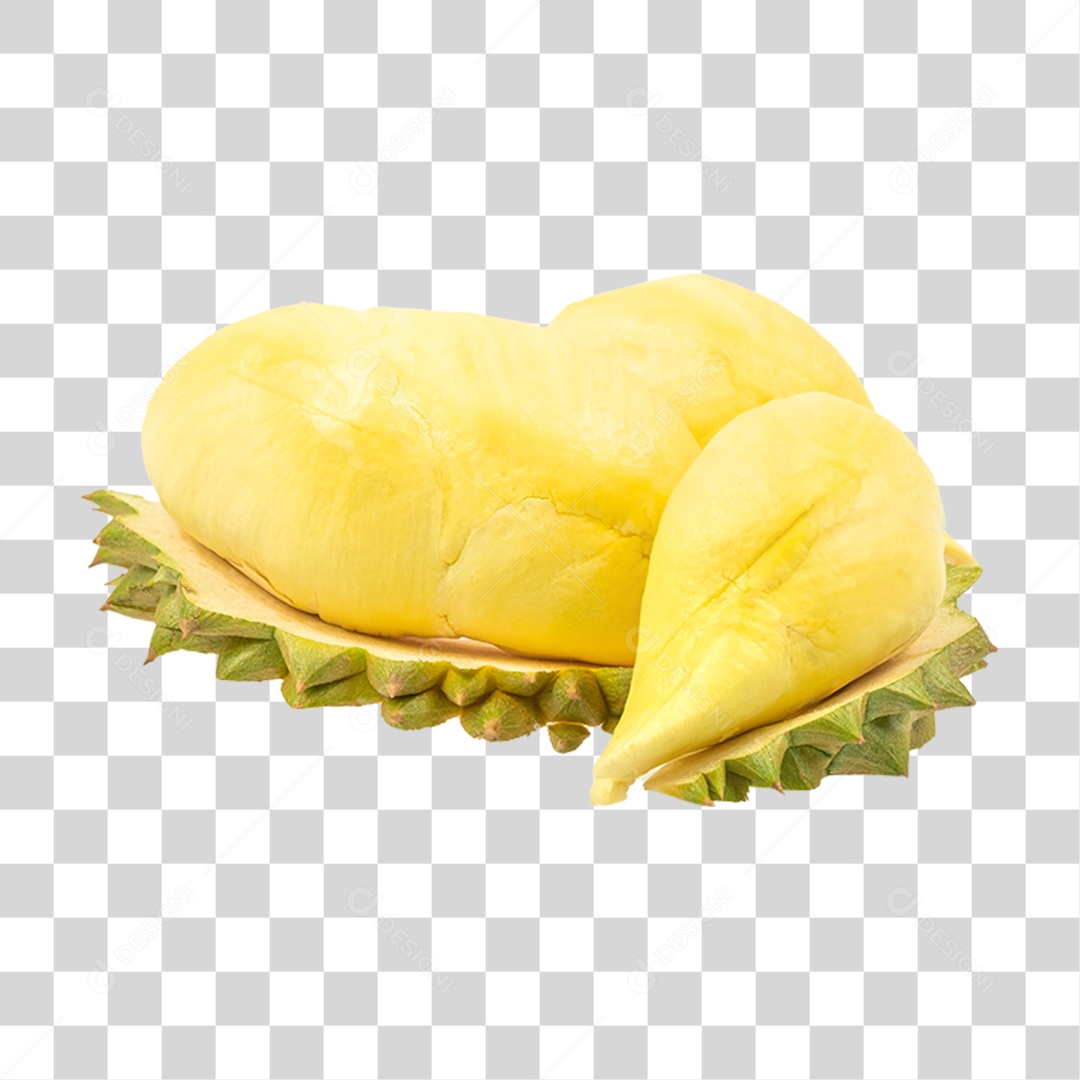 Fruta Durian Madura PNG Transparente