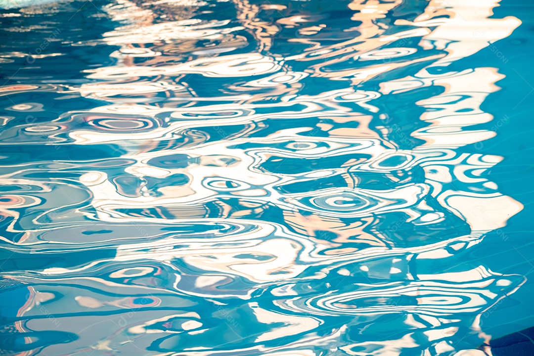 Textura de água piscina
