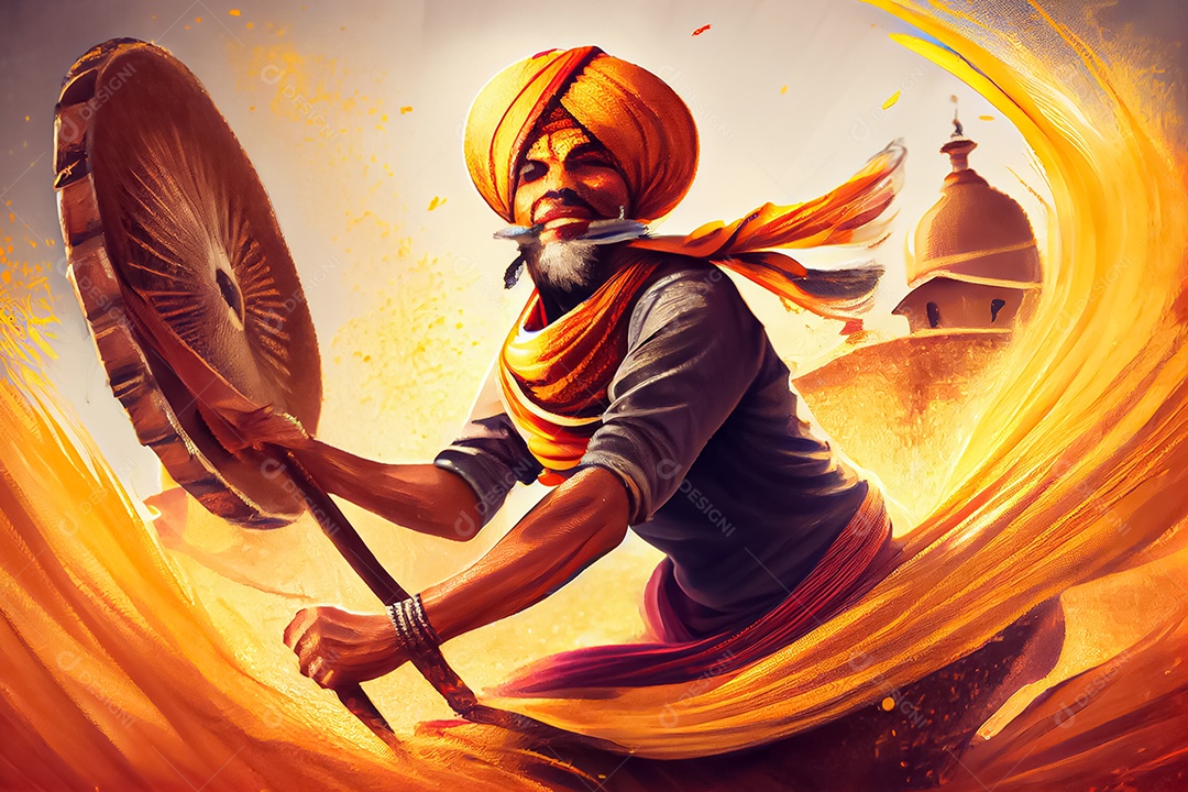 Baisakhi, o Festival da Colheita de Ano Novo Sikh e Punjabi, nascimento de Khalsa