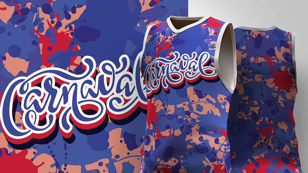 Abadá de Carnaval Estampa de Camisa Colorida Ai + EPS