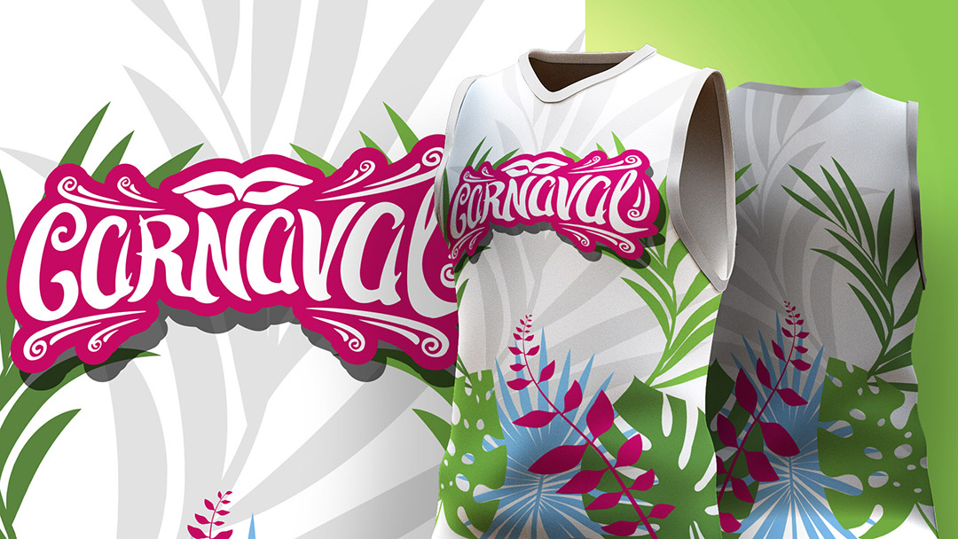 Abadá de Carnaval Estampa de Camisa Ai + EPS