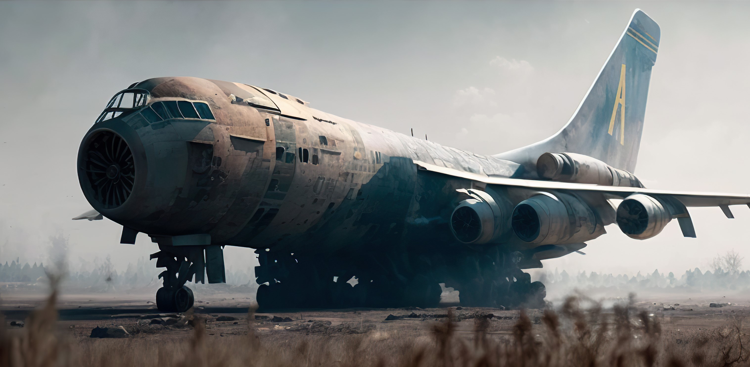 No céu vários aviões militares como caças e bombardeiros realizam missões em áreas de conflito sobrevoando uma cidade na Ucrânia